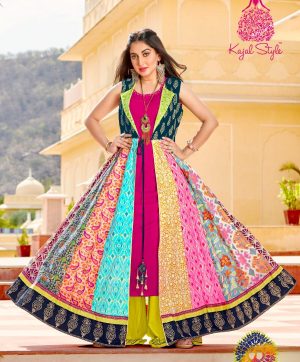 KAJAL STYLE LAKME VOL 3 IN SINGLE  DESIGNER KURTIS SUPPLIER