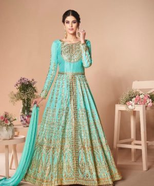 AASHIRWAD CREATION FESTIVE LATEST SALWAR SUITS WHOLESALER