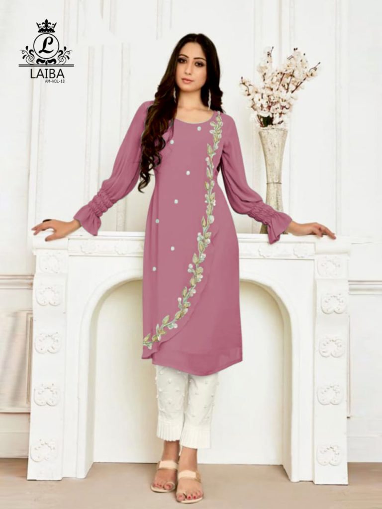 Black Georgette Kurti - Grease | Kulina® – KULINA