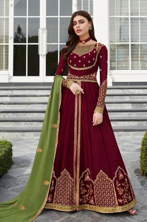 AASHIRWAD CREATION NAYRA 7031 ANARKALI SUITS