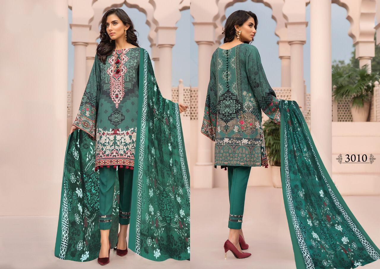 IRIS VOL 3 3010 KARACHI SUITS WHOLESALER