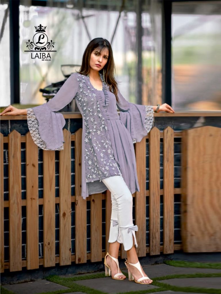 Buy Soha by Harleen and Sona Peach Cotton Embroidered Collar Shirt And Cigarette  Pant Set Online  Aza Fashions