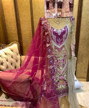 CYRA FASHION SHAKINA 14002 PAKISTANI SUIT WHOLESALER