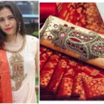 COTTON SALWAR KAMEEZ WITH RED BANARASI DUPATTA