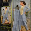 KAINAT FAB ANNUS ABRAR VOL 2 GREY IN SINGLE