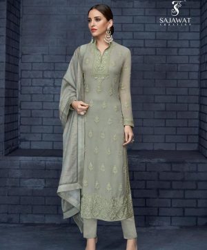 SAJAWAT CREATION 1073 GEORGETTE SUITS WHOLESALER