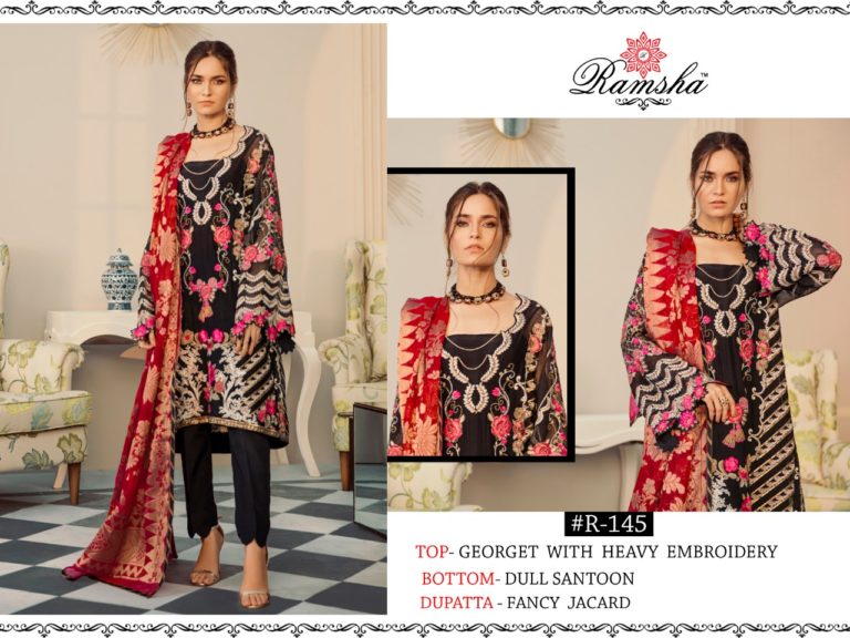 RAMSHA R 145 PAKISTANI SALWAR KAMEEZ ONLINE
