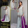 KAINAT FAB MARIA B 3 BRIDAL PURPLE DUPATTA