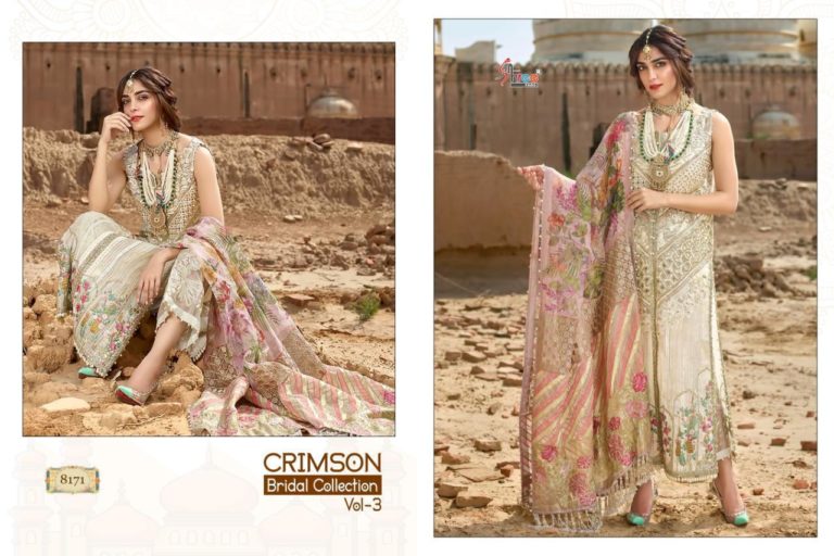 SHREE FABS CRIMSON BRIDAL VOL 3 8171 WHOLESALE