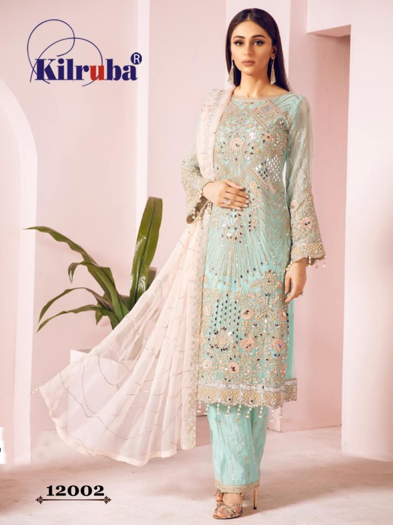 KILRUBA JANNAT FREESIA 12002 PAKISTANI SUITS