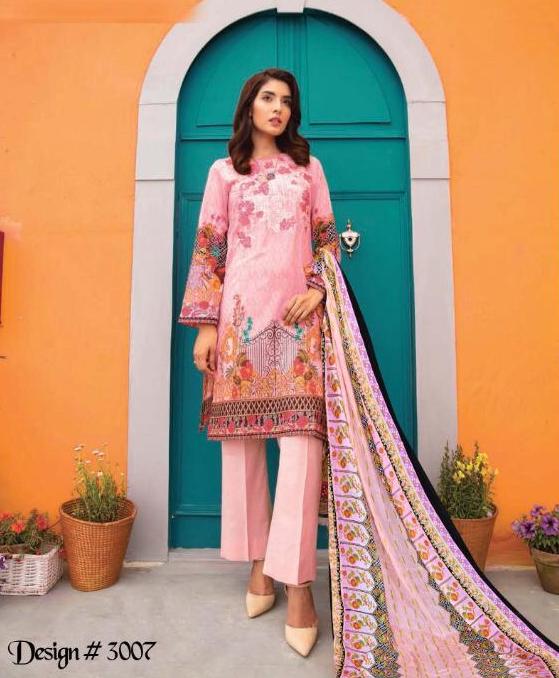 NAFISA COTTON MONSOON VOL 3 3007 KARACHI SUITS