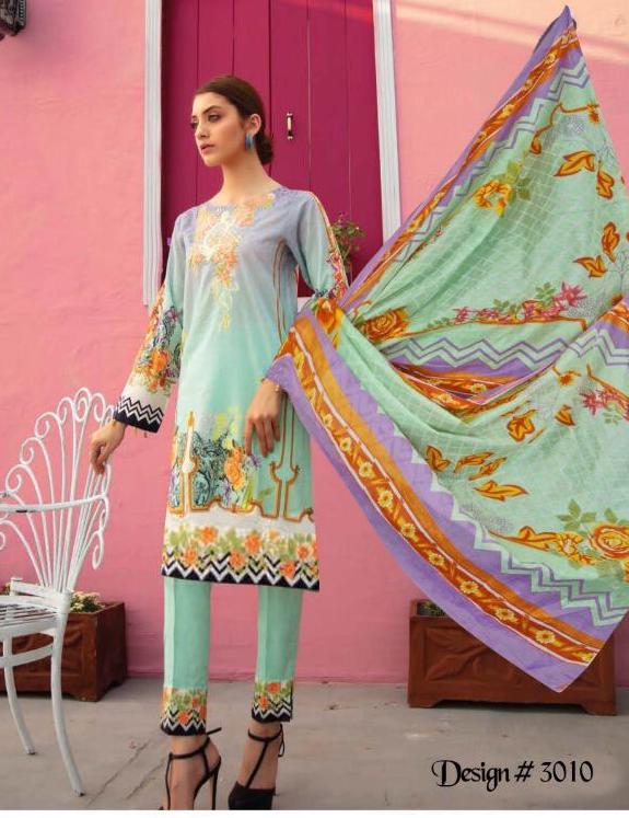 NAFISA COTTON MONSOON VOL 3 3010 KARACHI SUITS