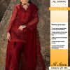 AL AMRA ANAYA ZF 06 RED PAKISTANI SUITS