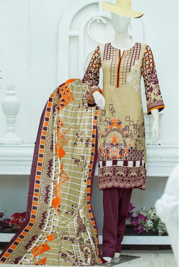 GULL AAHMED LAWN COLLECTION 04 KARACHI SUITS