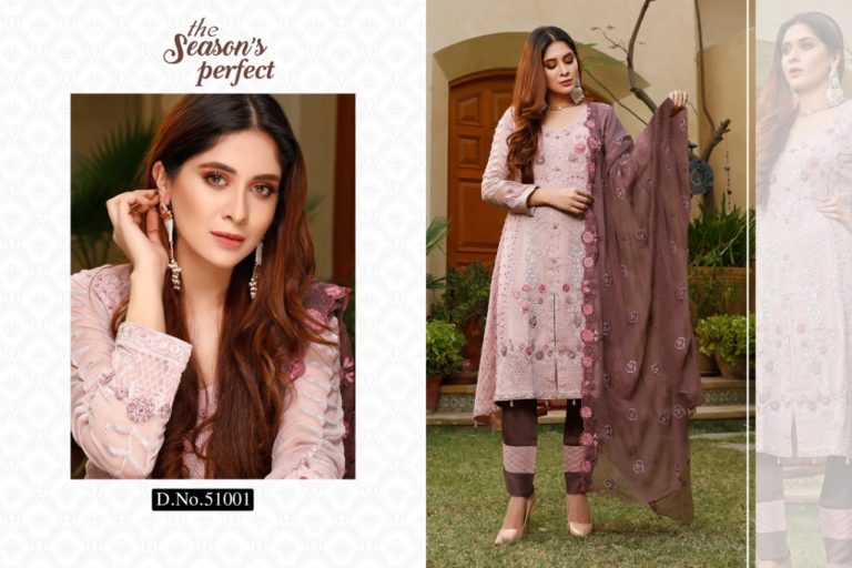 CHARIZMA DESIGNER FAUZIA 51001 PAKISTANI SUITS