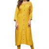 YELLOW RAYON KURTI MANUFACTURER PRICE BELOW 500