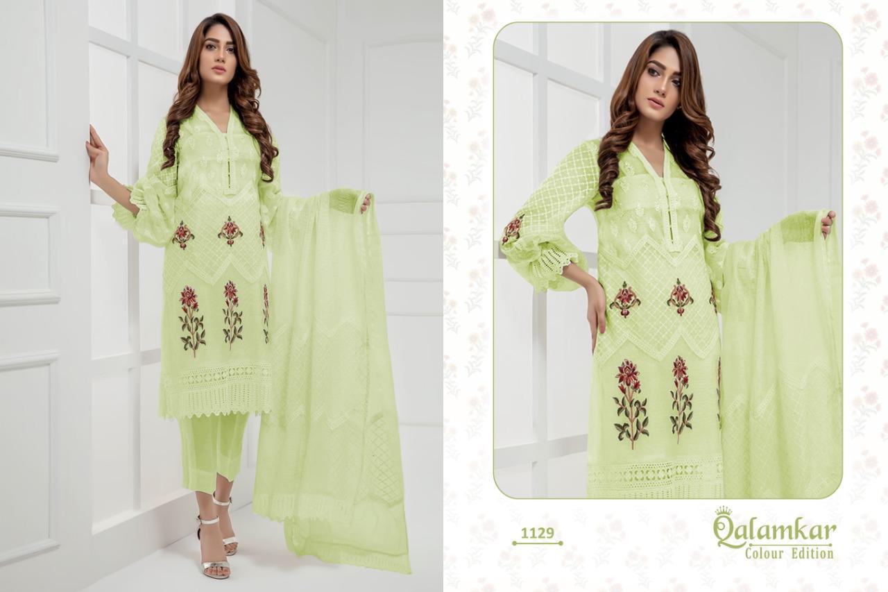 SHREE FABS QALAMKAR COLOUR EDITION 1129