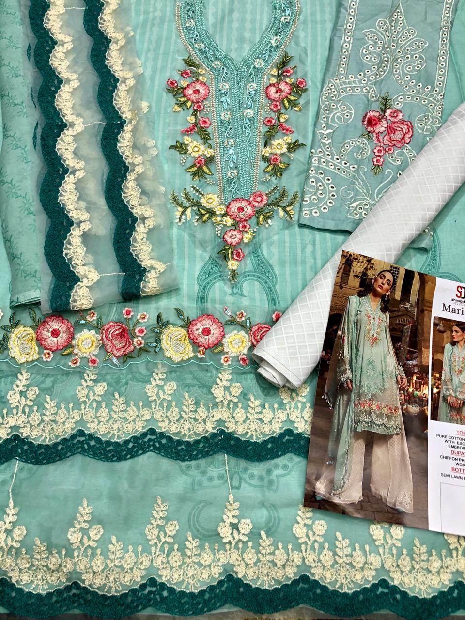 SHRADDHA DESIGNER MARIA B LAWN 2020 DESIGN 103