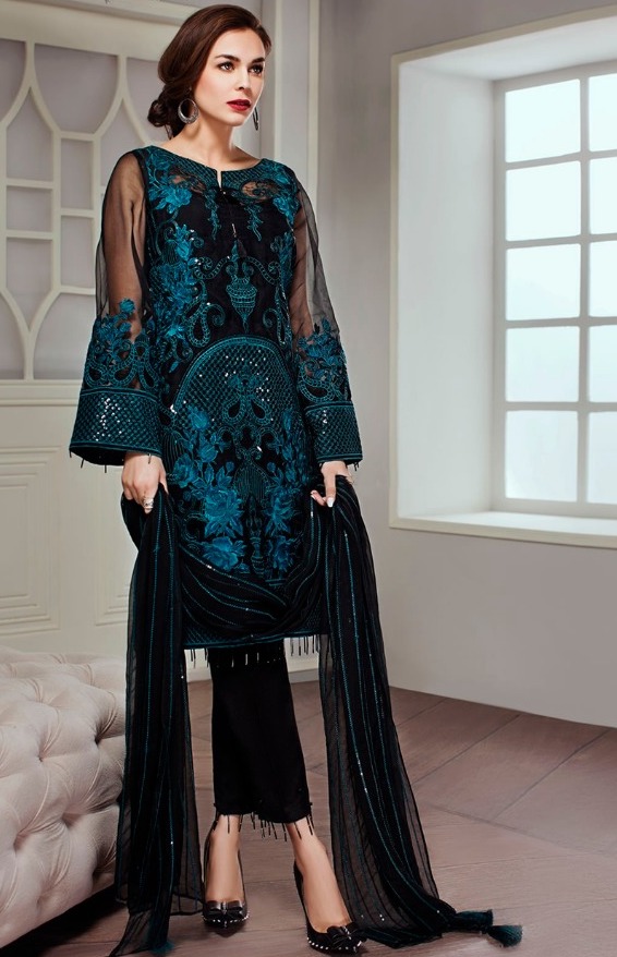 RAMSHA R 169 PAKISTANI SUITS SUPPLIER IN SINGLE