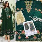 M 3 FASHION MARIA B COUTURE 1001 C GREEN WHOLESALE