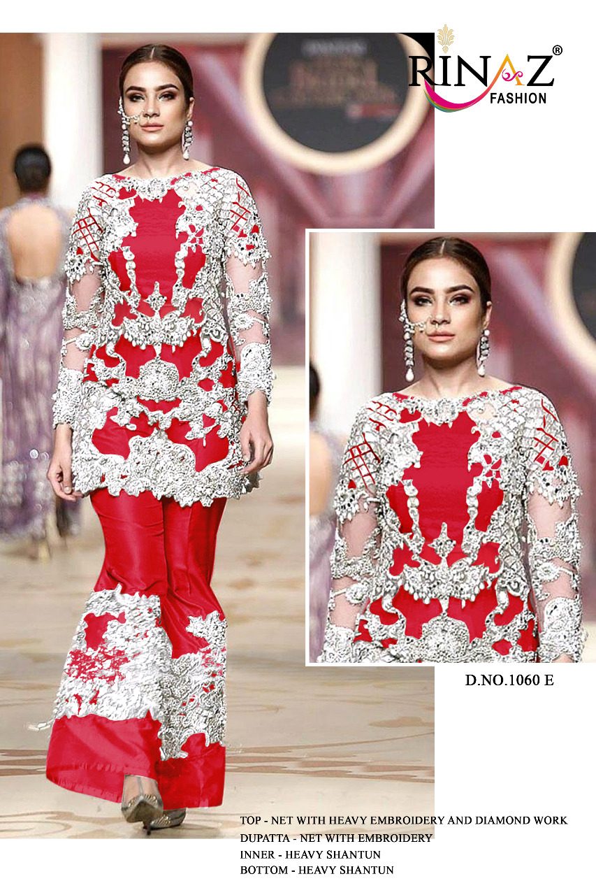 RINAZ FASHION 1060 E PAKISTANI SUITS WHOLESALER