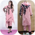 LAIBA DESIGNER TUNICS AM VOL 31 DUSTY PINK WHOLESALE