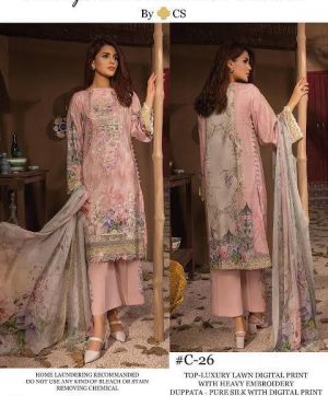 CS LUXURY LAWN C 26 EMBROIDERRIED COLLECTION