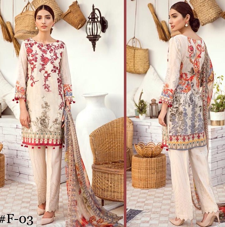 CS LUXURY LAWN FESTIVE COLLECTION F 03