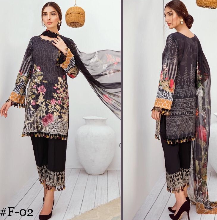 CS LUXURY LAWN FESTIVE COLLECTION F 02