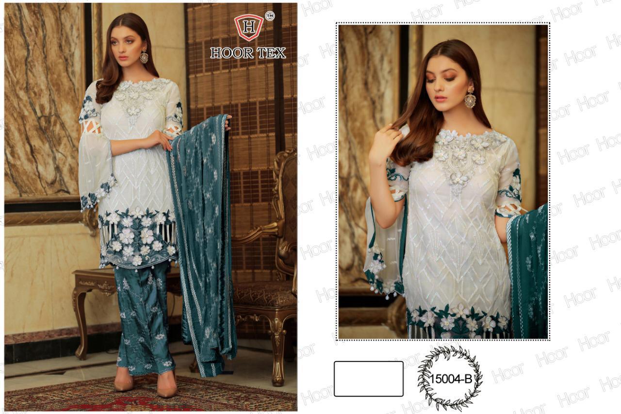 HOOR TEX BEAUTIFUL 14004 B PAKISTANI SUIT WHOLESALER