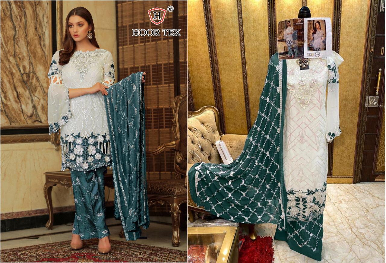 HOOR TEX BEAUTIFUL 14004 B PAKISTANI SUIT WHOLESALER