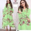 CHARIZMA DESIGNER C 7 PARROT GREEN PAKISTANI SUIT