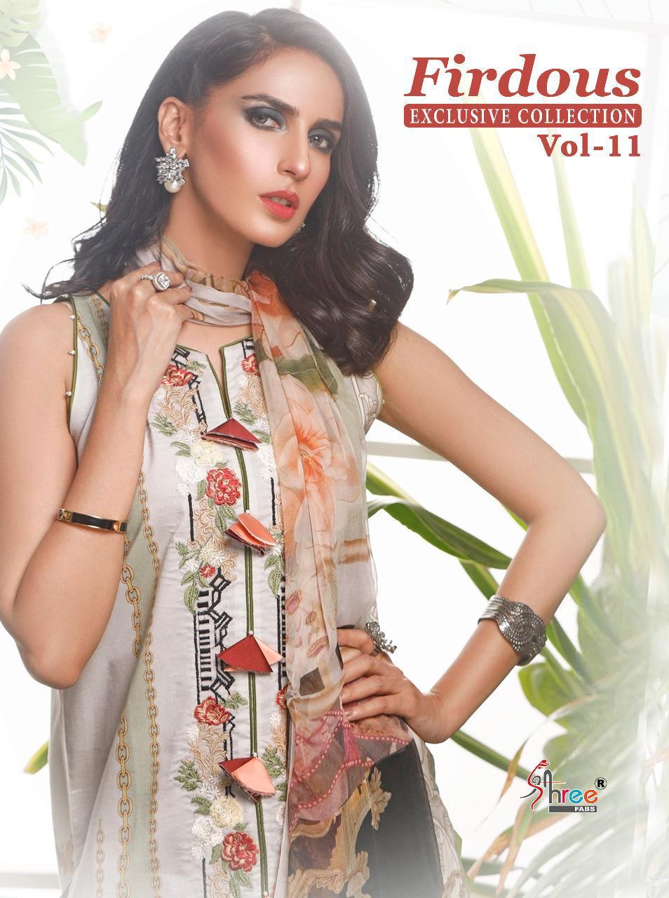 SHREE FABS FIRDOUS VOL 11 IN SINGLE PIECE