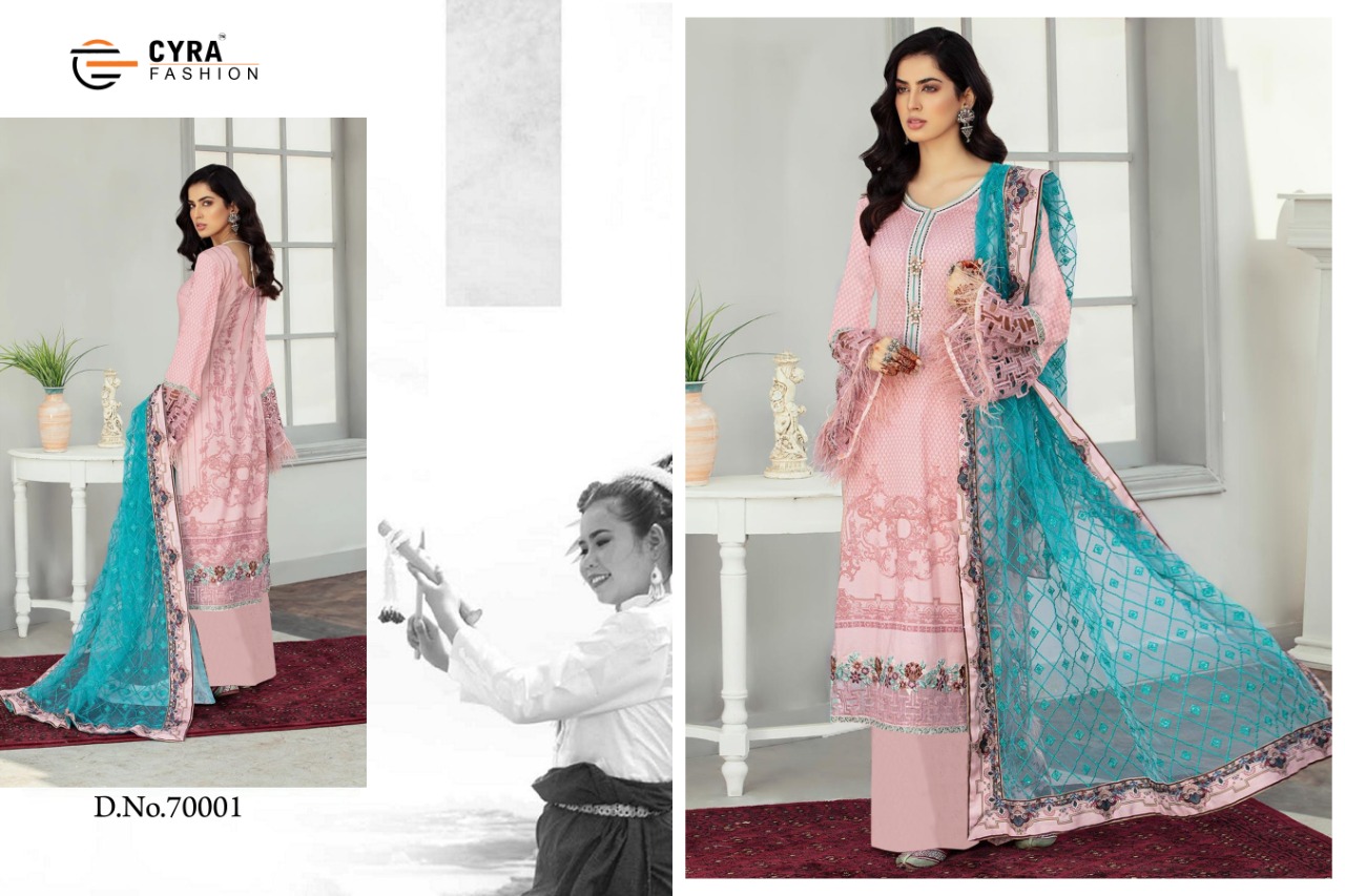 CYRA FASHION PAKISTANI SUIT 70001