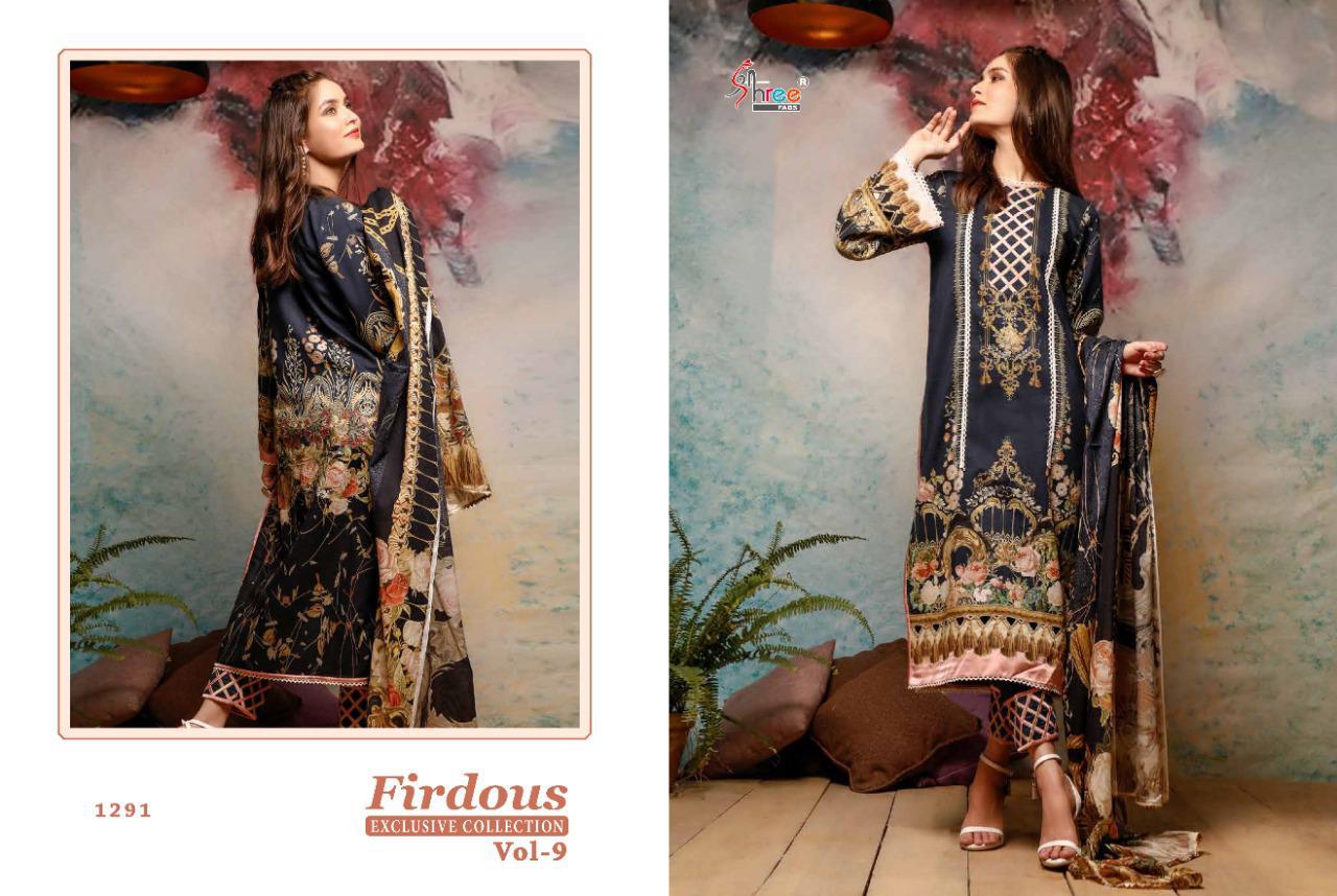 SHREE FABS FIRDOUS VOL 9 1291 PAKISTANI SUIT