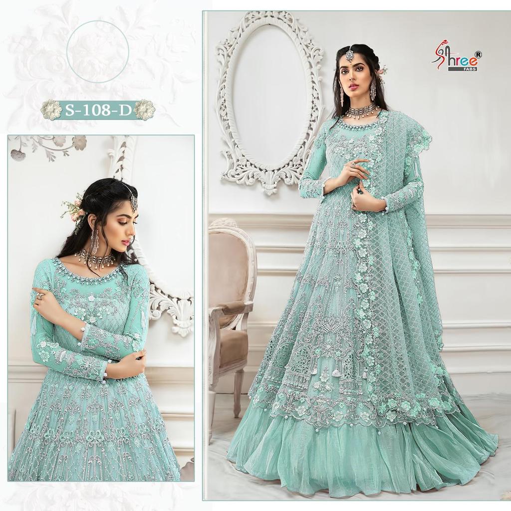 SHREE FABS S 108 BRIDAL WHOLESALE SINGLE PIECE