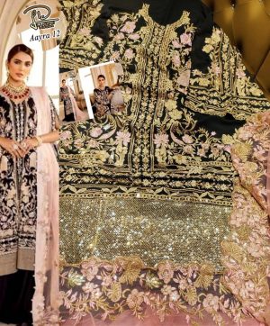 LAAIBAH DESIGNER LD AAYRA 12 PAKISTANI SUITS