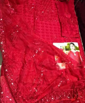 SHREE FABS S 121 PAKISTANI SUITS IN SINGLE PIECE