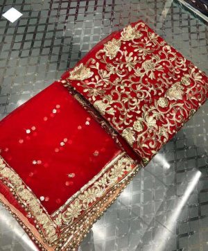 HOOR TEX BRIGHT RED COLOR PAKISTANI SUIT WHOLESALE