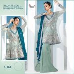 SHREE FABS S 163 PAKISTANI SUITS FREE SHIPPING