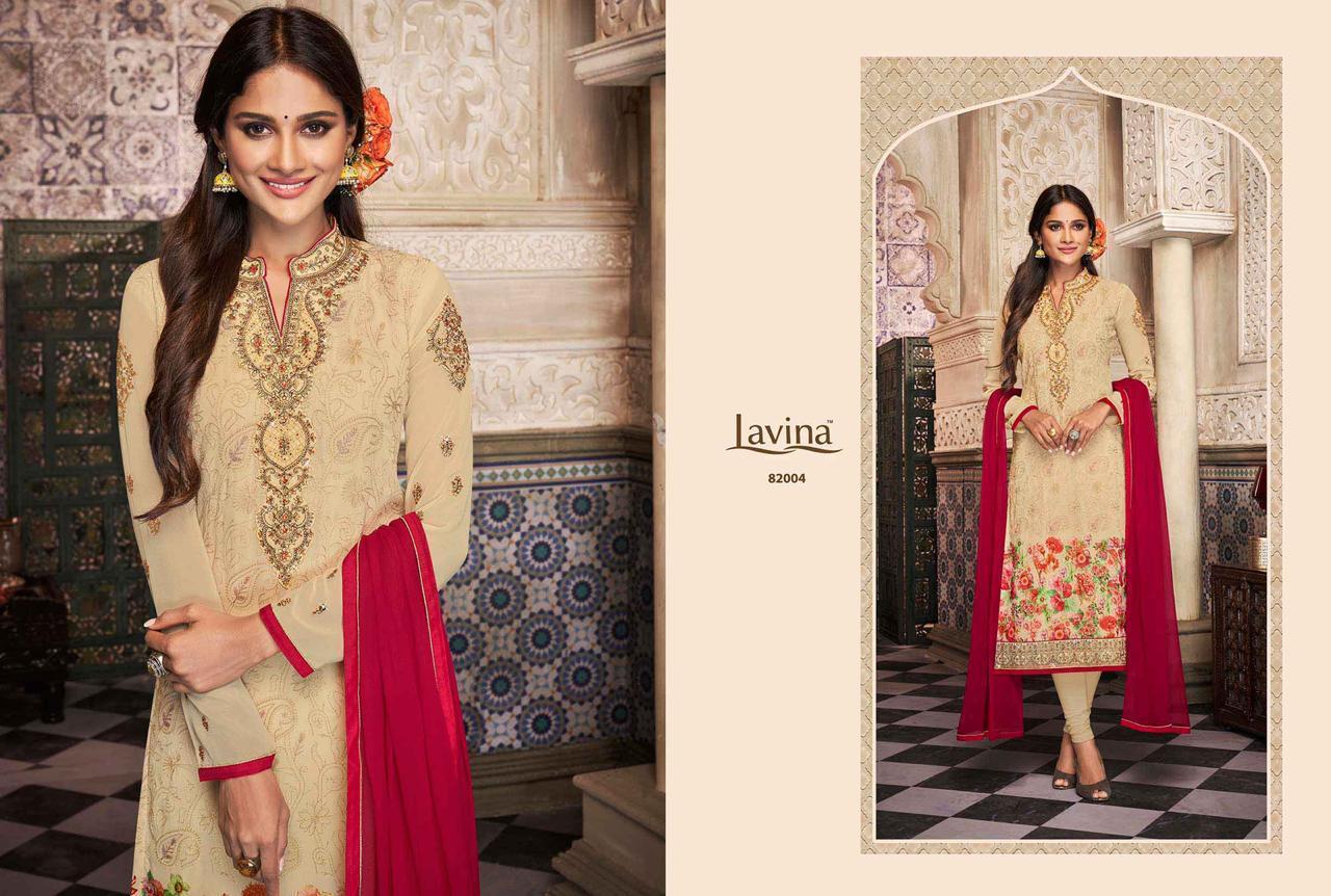 LAVINA 82004 GEORGETTE SUITS WHOLESALER