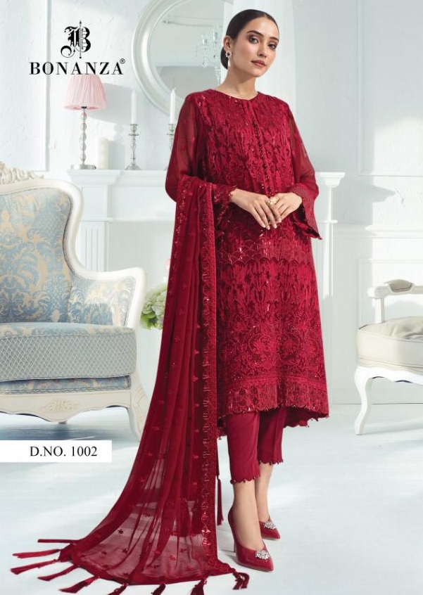 BONANZA ALIZA PAKISTANI SUITS WITH FREE SHIPPING