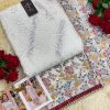 RINAZ 4504 WHITE PAKISTANI SUITS IN SINGLES