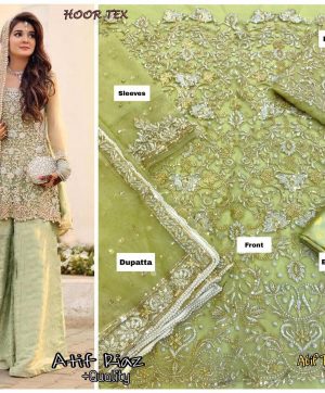 HOOR TEX ATIF RIAZ PAKISTANI SUITS WHOLESALER