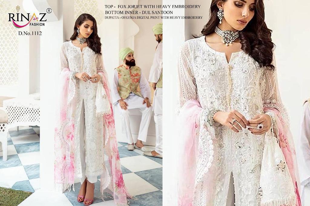 RINAZ FASHION 1112 PAKISTANI SUITS BEST RATE