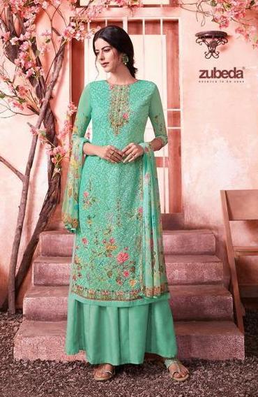 ZUBEDA MEHER DESIGNER SALWAR KAMEEZ IN SINGLES