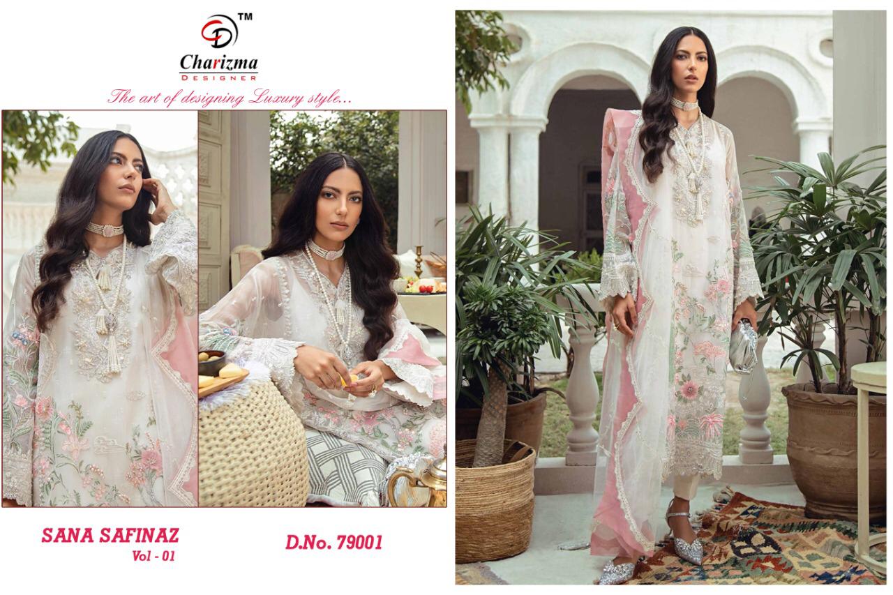 CHARIZMA SANA SAFINAZ 79001 PAKISTANI SUITS