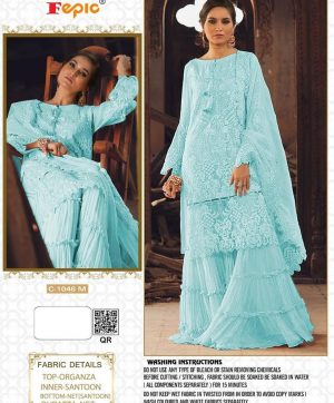 FEPIC C 1046 M PAKISTANI SUITS ONLINE WHOLESALER