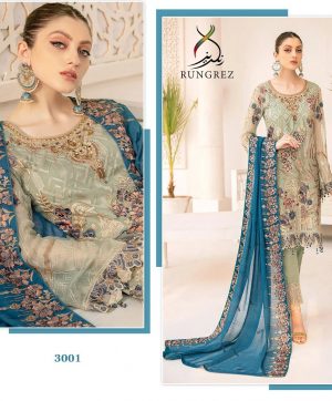 RUNGREZ 3001 PAKISTANI SUITS WHOLESALER INDIA