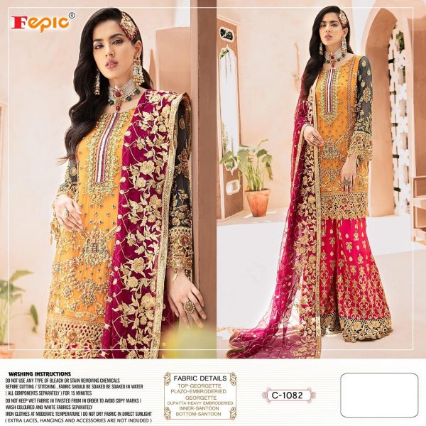 FEPIC C 1082 PAKISTANI SUITS WHOLESALE ONLINE
